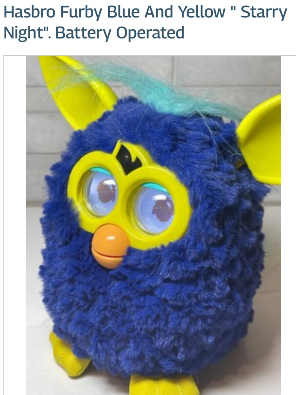 Furby boom 2012 Hot Starry Night working